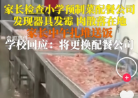 学校给孩子吃预制菜 上千名家长送餐
