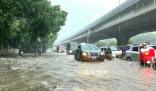 越南首都遭遇暴雨 目前防灾减灾部门已发出山体滑坡警告