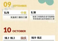 若中秋国庆长假加班 工资这样算