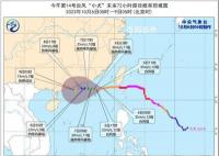 台风小犬逐渐靠近广东 中心最低气压为970百帕