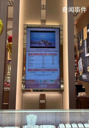 首饰金价回落 为何客流却变少了