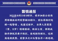 男子持刀追刺民警 警告无果后被击毙