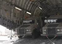 载有装甲车的美国军机抵达以色列