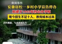 乡村小学招生不足10人宣告停办