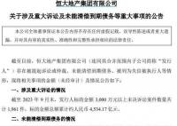 恒大地产:未清偿到期债务2808亿