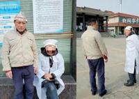 男子戴纸帽维权遭拘案再审被驳回