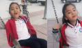 老爸调侃女儿放学玩秋千被当场反击 网友：一刀砍大动脉上了