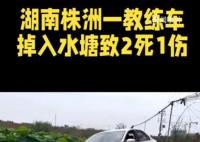 教练车掉入水塘致2死1伤 内情曝光