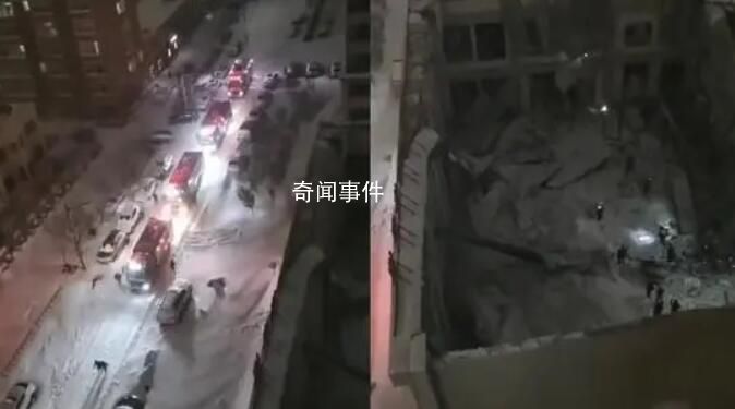 球馆坍塌 家长哭喊“我儿子在里面”