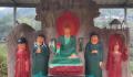 1400年摩崖造像被村民涂抹“毁容”