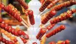 中国糖葫芦在韩国走红 有商铺每月净收入3万元