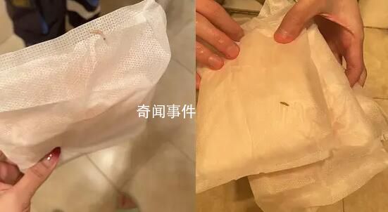 女子称买苏菲安睡裤内有虫蠕动 不排除是外部因素进入