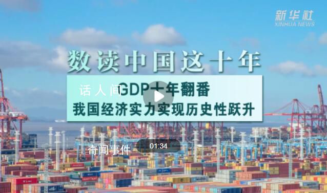 数读中国这十年|GDP十年翻番