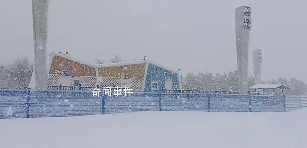 烟台的雪一脚踩进去能没到膝盖