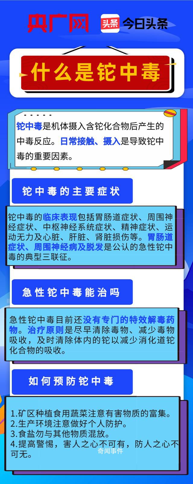 一图了解什么是铊中毒 什么是铊中毒?