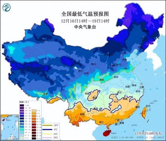 12月或一冷到底 受寒潮和后续冷空气影响