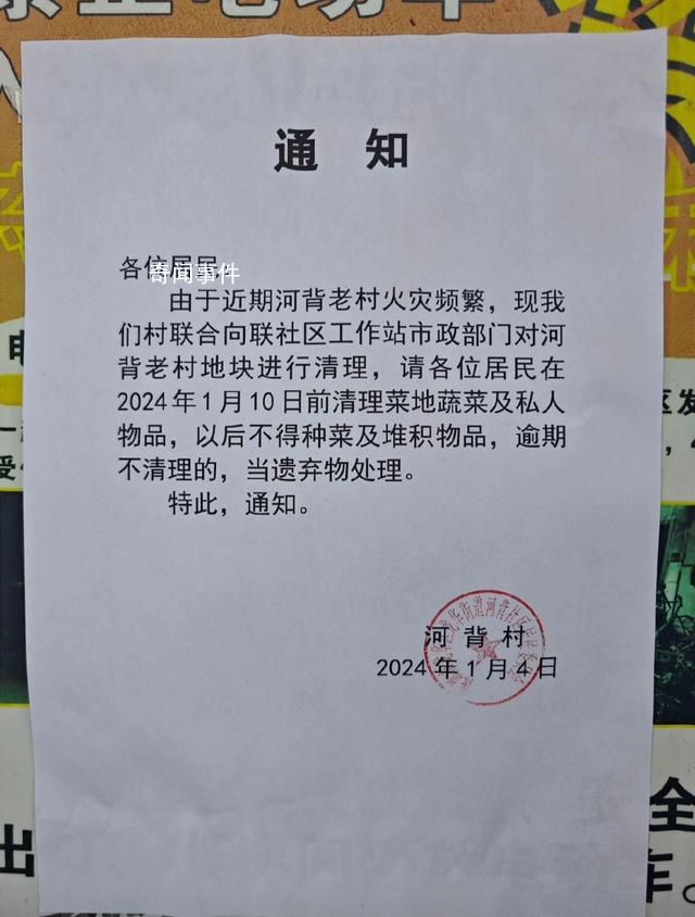 深圳一村因火灾频繁禁止居民种菜 引发围观