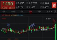 乐华股价暴跌 早盘持续走低