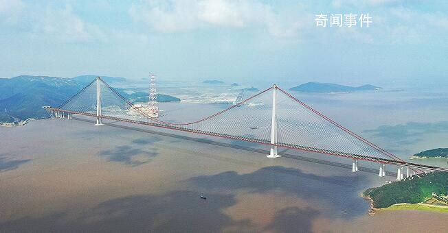 世界最宽跨海大桥完成灌注 长三角高铁跨越东海