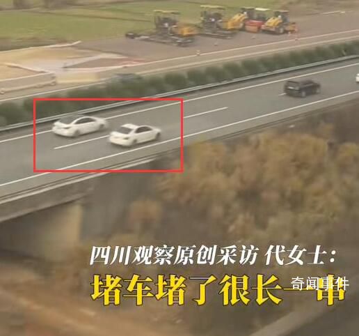 网友乘高铁看高速堵车 究竟为啥堵车呢